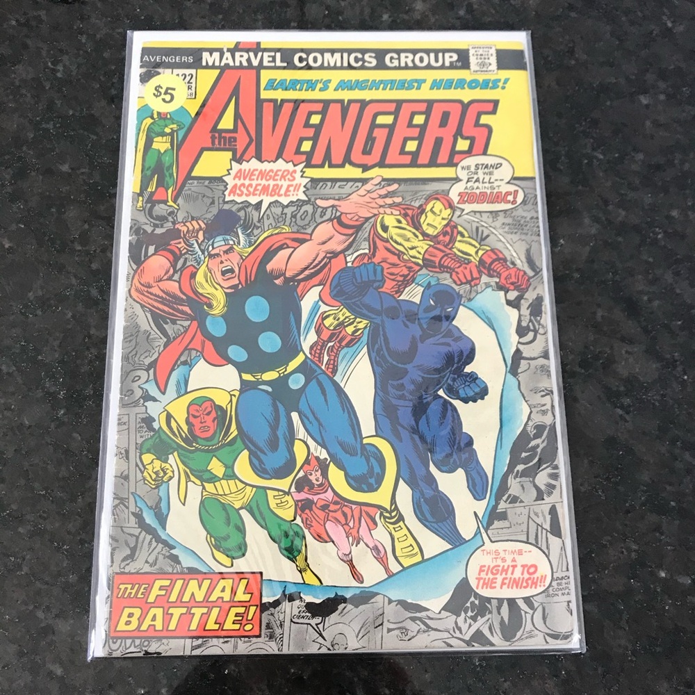 Vintage Marvel comic Avengers 1963 #122